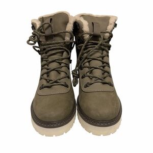 LL Bean Solid Gray Suede Snow Boots